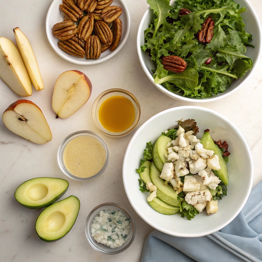Roquefort pear salad ingredients