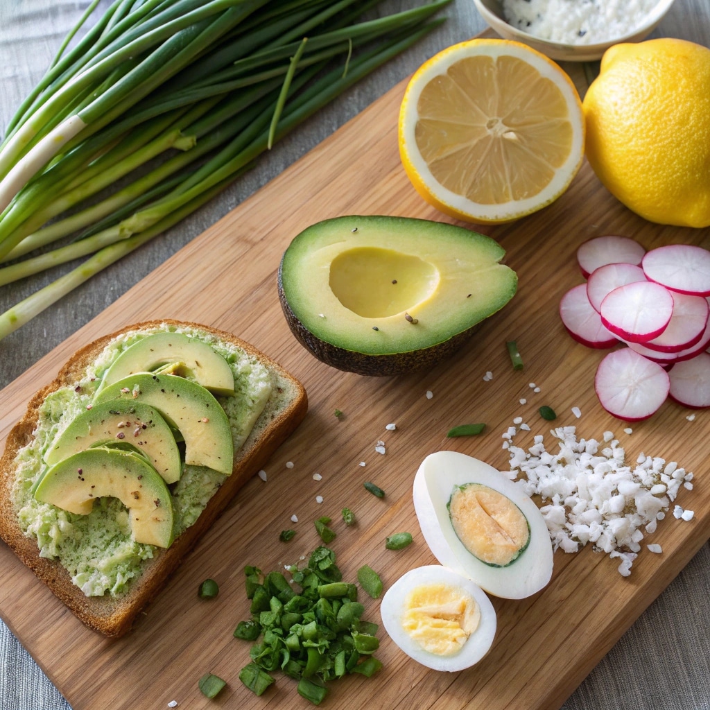 Avocado Toast Ingredients French Style